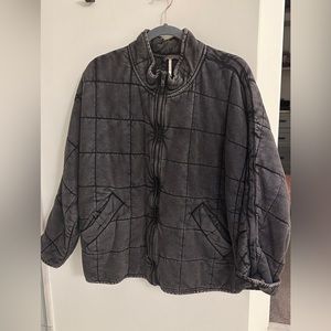 Dolman quilted knit jacket free people